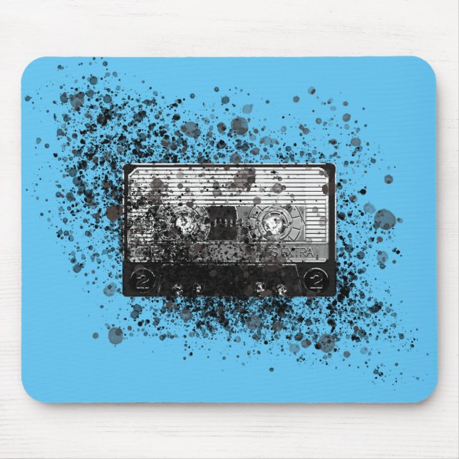 Retro Audio Cassette Mouse Mat (Front)