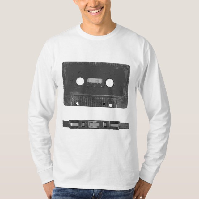 Retro audio cassette  T-Shirt (Front)