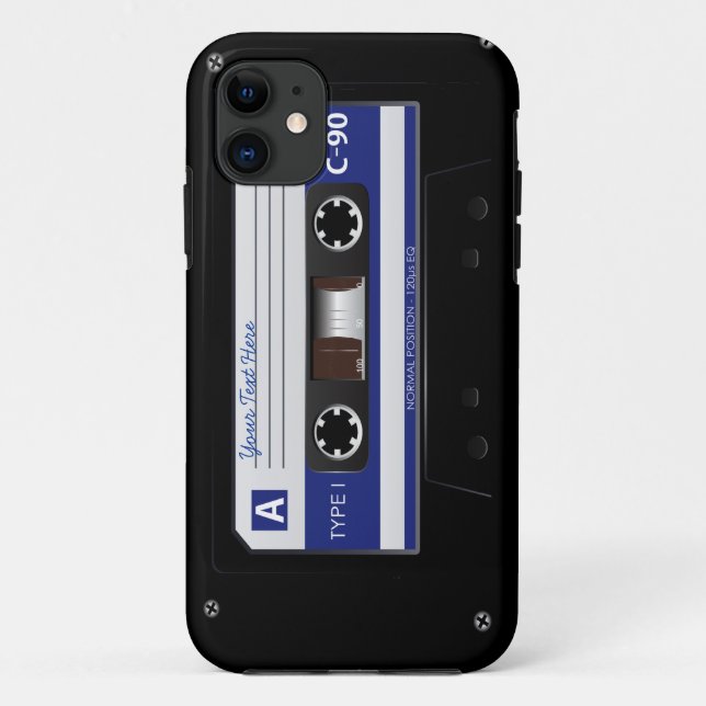 Retro Audio Cassette  Tape  iPhone 5 Case (Back)