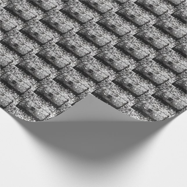 Retro Audio Cassette Wrapping Paper (Corner)