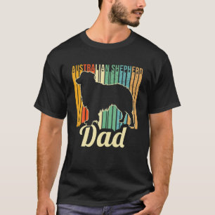 Retro Aussie Dad Vintage Cute Australian Shepherd T-Shirt