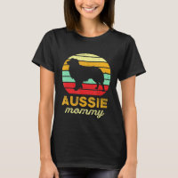 Retro Aussie Mommy Australian Shepherd Mom Cute