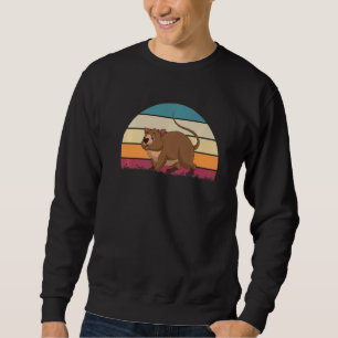 Retro Aussie Quokka Zoo Animal Australia Sweatshirt