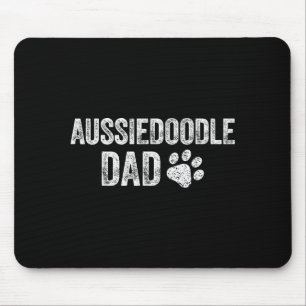 Retro Aussiedoodle Dad Papa Father's Day Aussie Do Mouse Mat