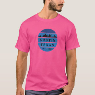 Retro Austin Texas Vintage Sunset T-Shirt