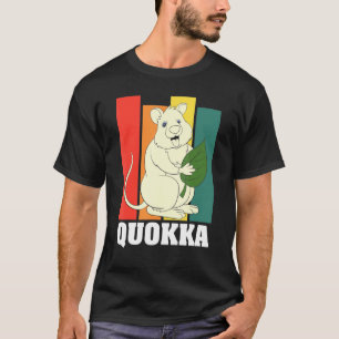 Retro Australia Wildlife Animal Quokka Aussie Quok T-Shirt