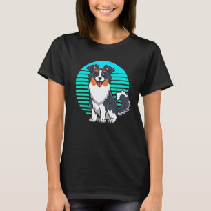 Retro Australian Shepherd Gifts Kids Women Men Min T-Shirt