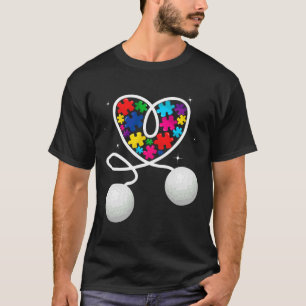 Retro Autism Stepmom American Flag Love Autism Awa T-Shirt