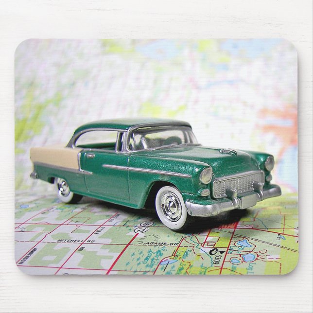 Retro Automobile Mouse Mat (Front)