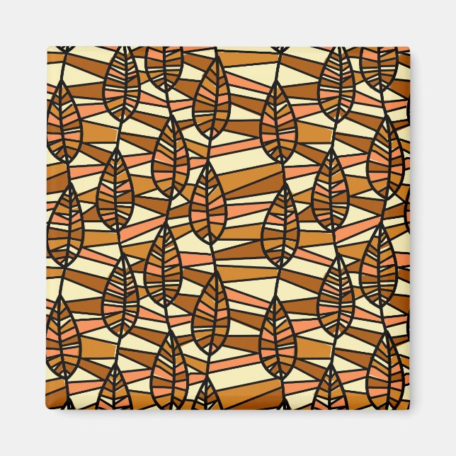 Retro Autumn Magnet (Front)