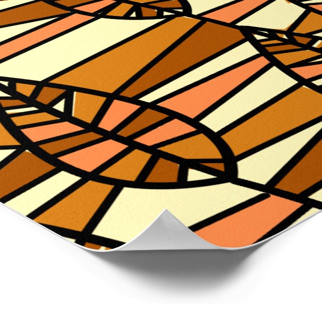 Retro Autumn Poster (Corner)