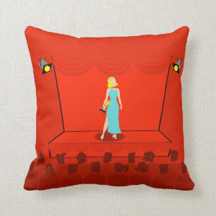 Retro Award Show Throw Pillow