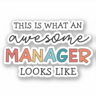 Retro Awesome Manager Funny