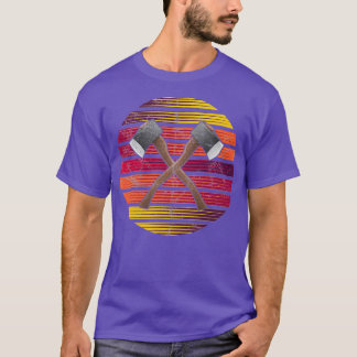 Retro Axe Throwing Axe Thrower Classic TShirt