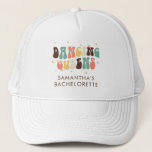 Retro Bachelorette Disco Bride Dancing Queens Trucker Hat<br><div class="desc">Custom Bachelorette Party Retro Dancing Queens trucker hat you can customise with the bride's name. Perfect matching bride party retro design</div>