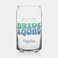 Retro Bachelorette Party Bride Squad Bridesmaid