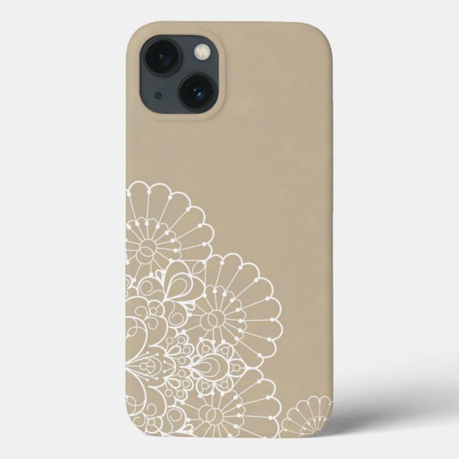 Retro background with lace ornament Case-Mate iPhone case (Back)
