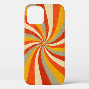 retro background with twist patternbackground,retr iPhone 12 case