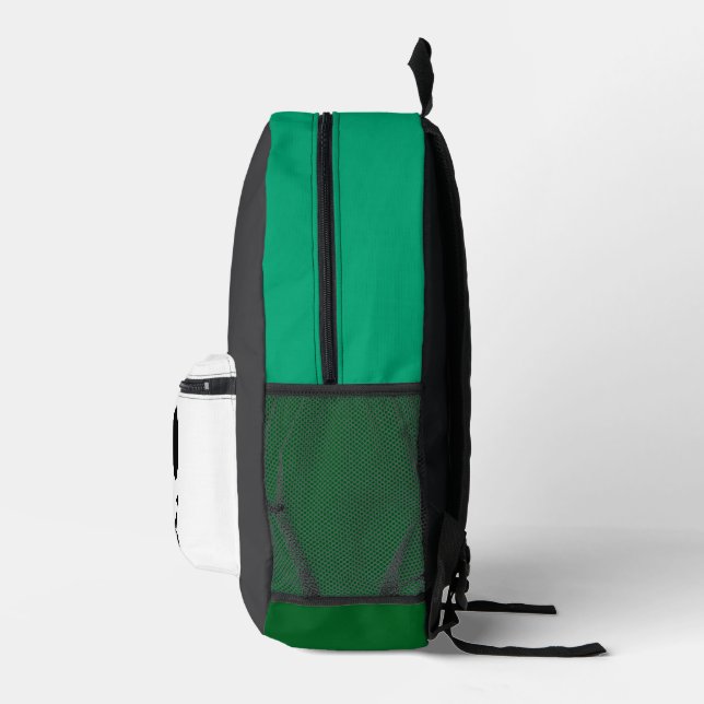 Retro backpack. printed backpack (Right)