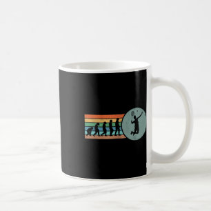Retro Badminton Evolution Shuttle Vintage Badminto Coffee Mug