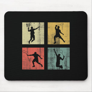 Retro Badminton Mouse Mat