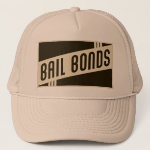 retro bail bonds trucker hat