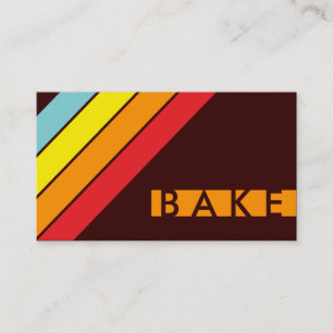 retro BAKE Business Card