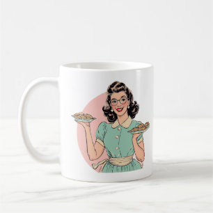 Retro Baker Lady Mug