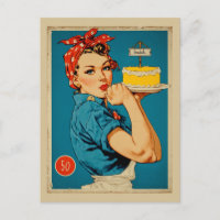 Retro Baker Pin-Up