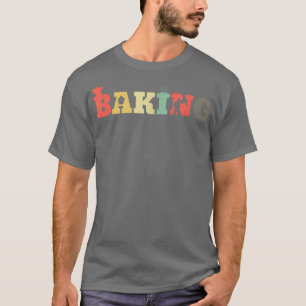 Retro Baking Muffins Cookie - Bakery Vintage Baker T-Shirt