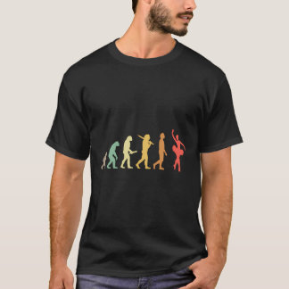 Retro Ballet Evolution Gift For Ballerinas Ballet  T-Shirt