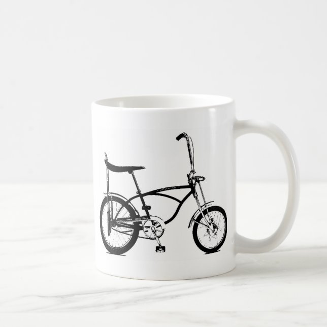 Retro Banana Seat Bike Coffee Mug (Right)