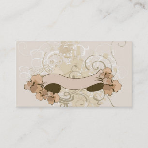 Retro banner Business Card