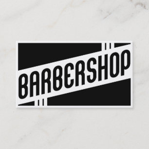 retro barbershop loyalty program card