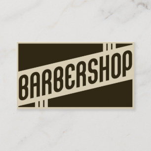 retro barbershop stamp card