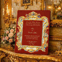 Retro Baroque Rococo Louis XV Colourful Wedding