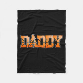 Retro Basball Dad Daddy Birthday Party Fleece Blanket