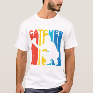 Retro Baseball Catcher T-Shirt