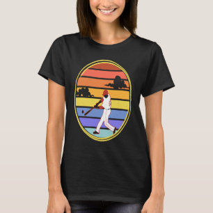 retro Baseball Pitcher and catcher, Baseball homer T-Shirt