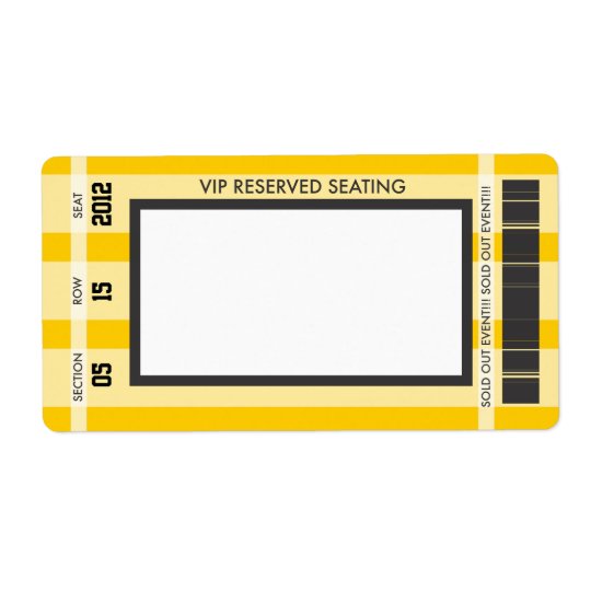 Retro Baseball Print Your Own Address Label