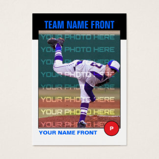 Retro Baseball Trading Card