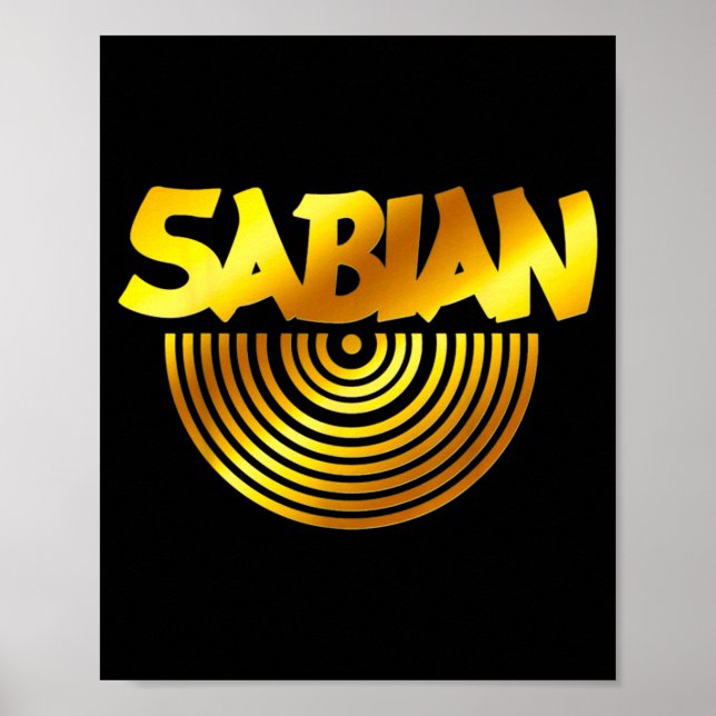 Retro Basic Yellow Sabian Quote Funny Vintage  Poster (Front)