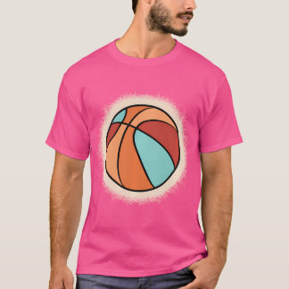 Retro Basketball Men Women Kids Vintage Basketball T-Shirt