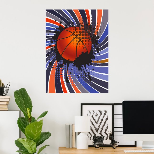 Retro Basketball Poster (Creator Uploaded)