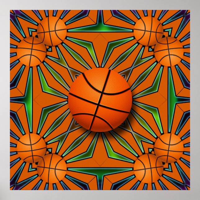 RETRO BASKETBALL POSTER (Front)