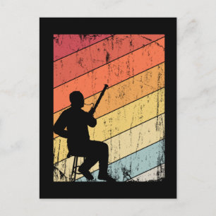 Retro Bassoon Player Gifts Jazz Music Bassoon Postcard