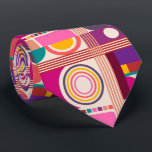 Retro Bauhaus Modern Art Abstract Pattern Tie<br><div class="desc">An artistic retro style pattern with undertones of the vintage bauhaus movement.</div>