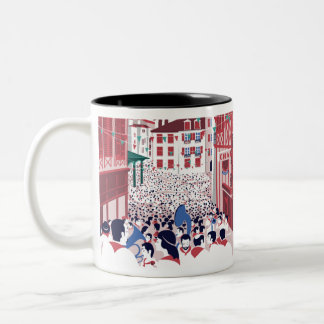 Retro Bayonne Two-Tone Coffee Mug