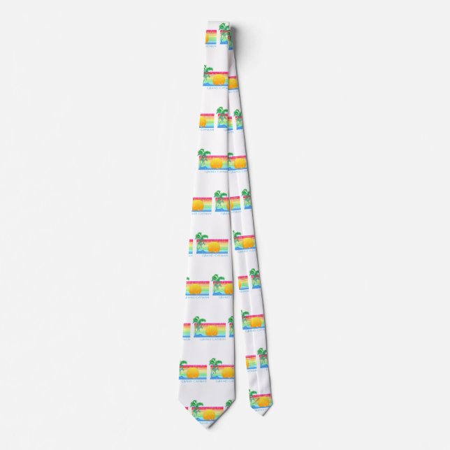 Retro Beach Grand Cayman Tie (Front)