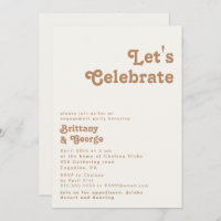 Retro Beach | Ivory Let's Celebrate Invitation